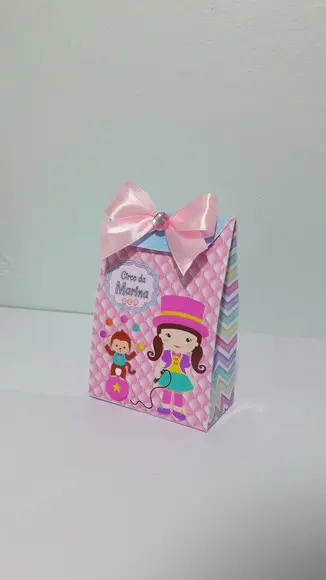 Caixa Surpresa Circo Rosa