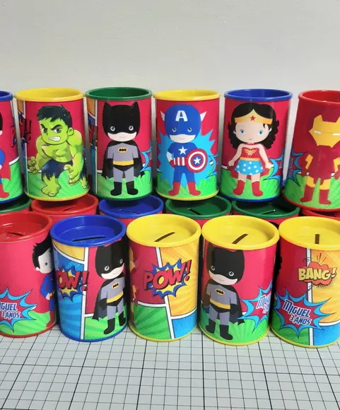 Cofrinho Super Heróis