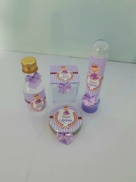 Kit para Chá de Bebê 100 Ítens +15 Toppers Grátis