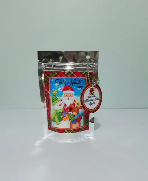 Saquinho Metalizado Natal
