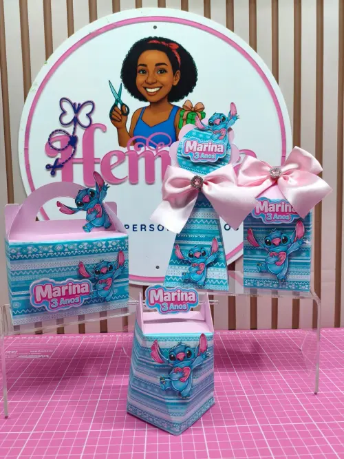 KIT 20 CAIXINHAS PERSONALIZADAS STITH