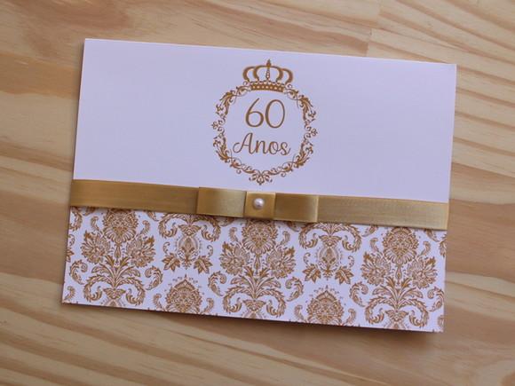 60 Convites Casamento ou 15 Anos com Adicionais