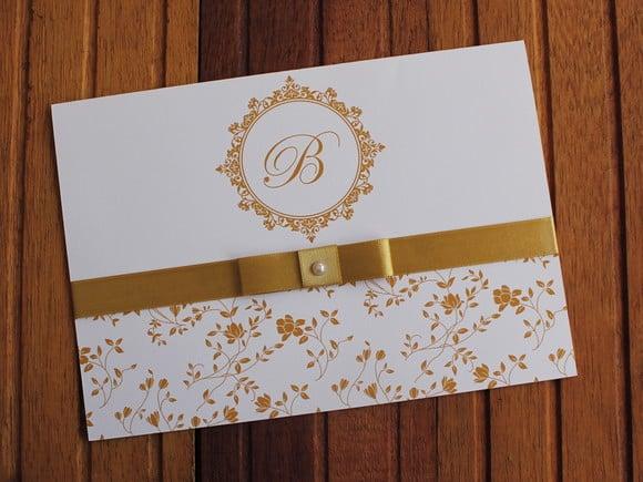 Convite 15 Anos - Convite de Casamento - 240g