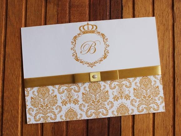 Convite 15 Anos - Convite de Casamento - 240g