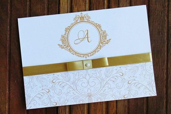 Convite 15 Anos - Convite de Casamento - 240g