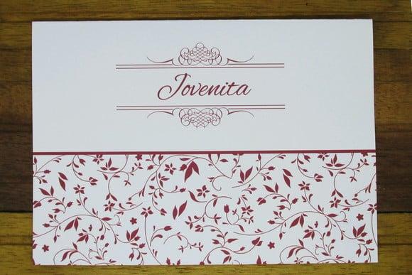 Convite 15 Anos - Convite de Casamento - 240g