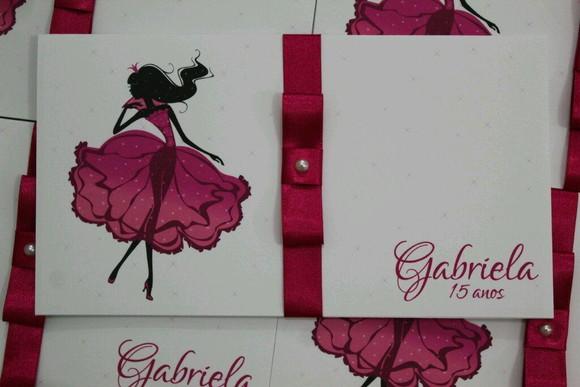 Convite 15 Anos - Convite de Casamento - 240g