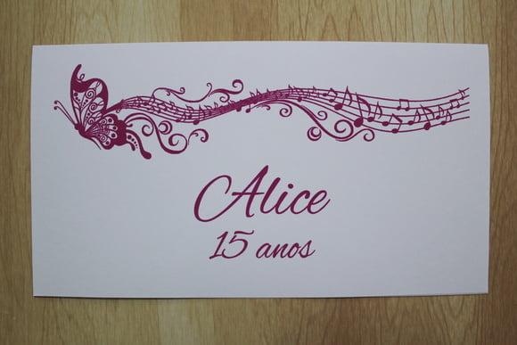Convite 15 Anos - Convite de Casamento - 240g