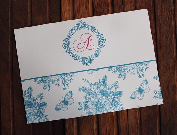 Convite 15 Anos Borboletas - Convite Casamento