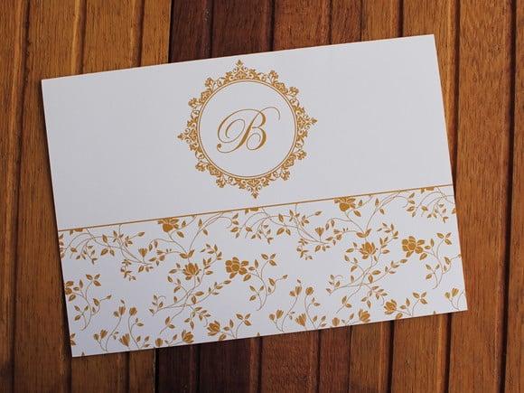 Convite 15 Anos Delicado Dourado Casamento