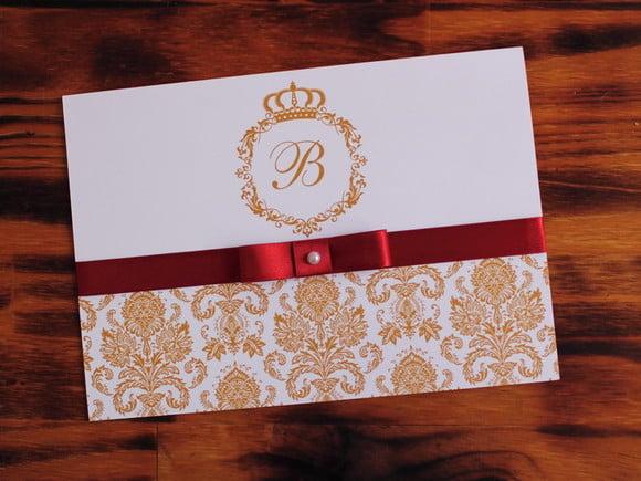 Convite 15 Anos Dourado Marsala Convite Casamento Barato