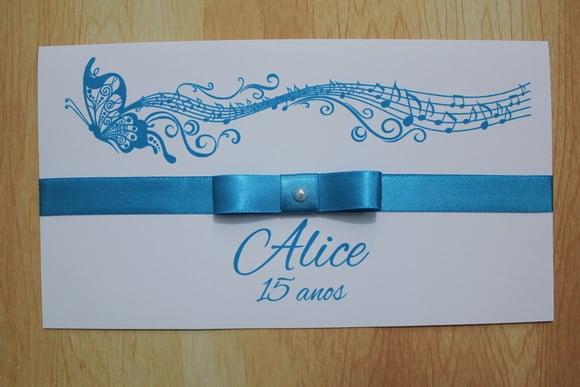 Convite Aniversário 15 Anos - 240g