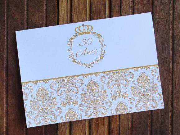 Convite Casamento - Convite 15 Anos - 240g
