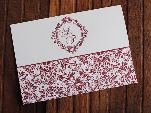Convite Casamento - Convite 15 Anos - Marsala