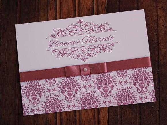 Convite Casamento - Convite 15 Anos - Rose