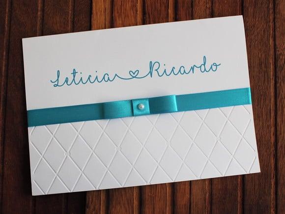 Convite Casamento - Convite 15 Anos - Textura Relevo