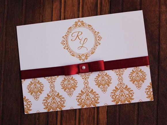 Convite Casamento - Convite 15 Anos Marsala