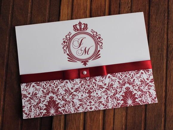 Convite Casamento - Convite 15 Anos Marsala Barato