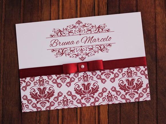 Convite Casamento - Convite 15 Anos Marsala Promoção