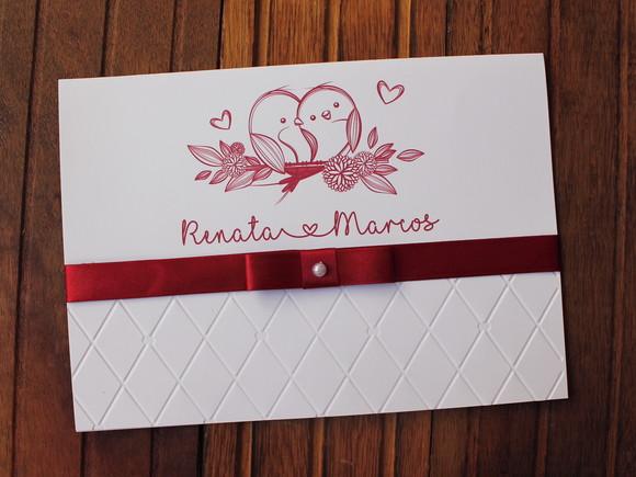Convite Casamento - Convite 15 Anos Textura Relevo Matelasse
