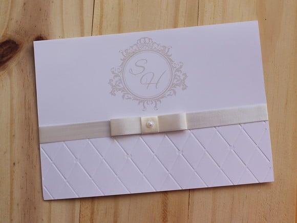 Convite Casamento Alto Relevo Delicado Convite 15 Anos