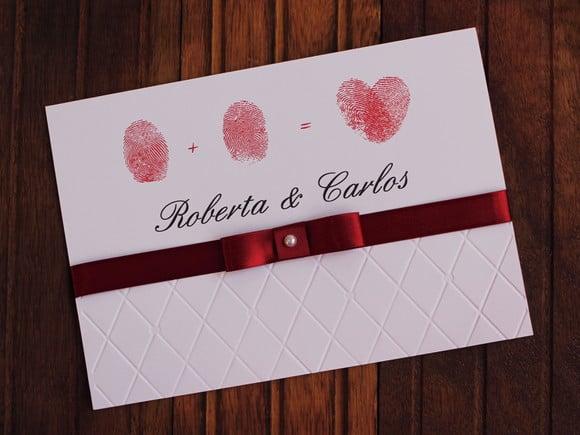 Convite Casamento Digital Casal Textura Lindo