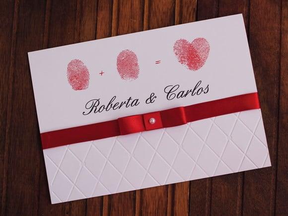 Convite Casamento Digital Casal Textura