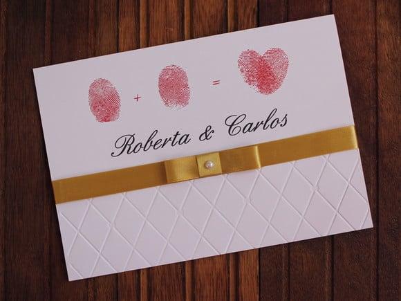 Convite Casamento Digital Casal Textura Promoção