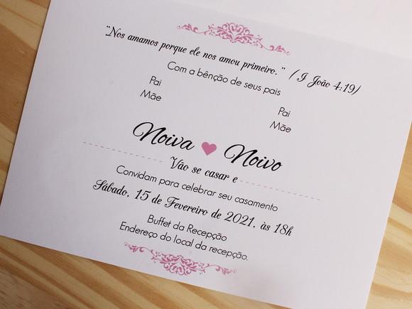Convite Casamento Floral Convite 15 Anos Rosas