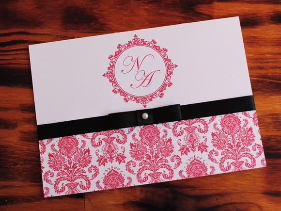 Convite Casamento Vermelho Preto Barato Promoção 15 Anos