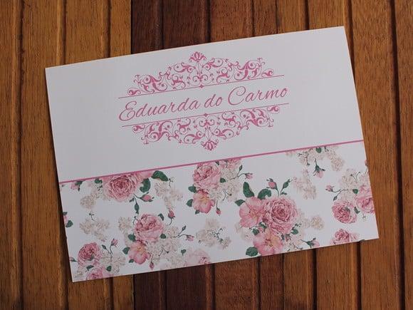 Convite de Casamento - Convite 15 Anos - 240g