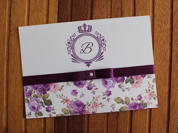 Convite de Casamento - Convite 15 Anos - 240g