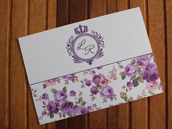 Convite de Casamento - Convite 15 Anos - 240g