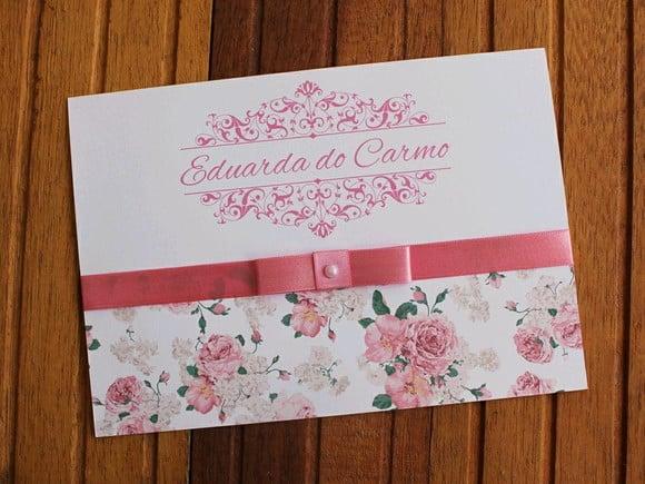 Convite de Casamento - Convite 15 Anos - 240g
