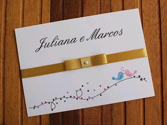 Convite de Casamento - Convite 15 Anos - 240g