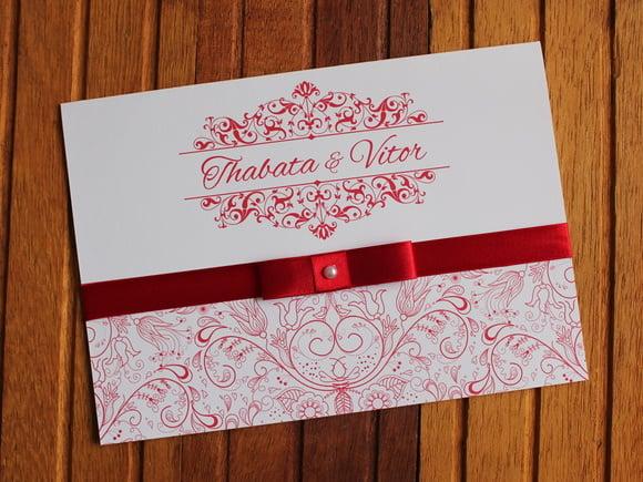 Convite de Casamento - Convite 15 Anos - 240g