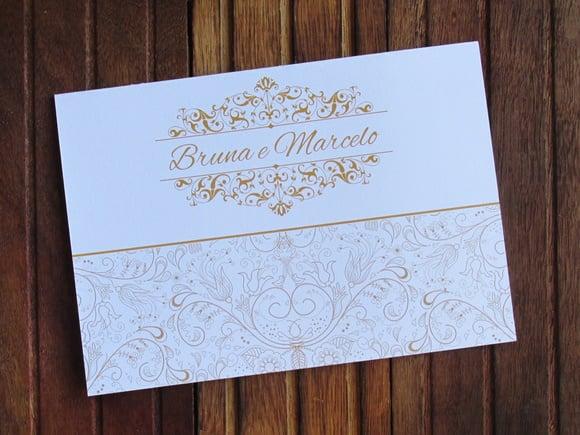 Convite de Casamento - Convite 15 Anos - 240g