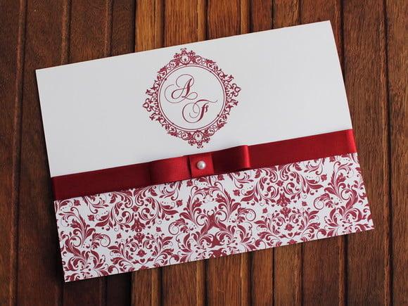 Convite de Casamento - Convite 15 Anos - Marsala Promoção