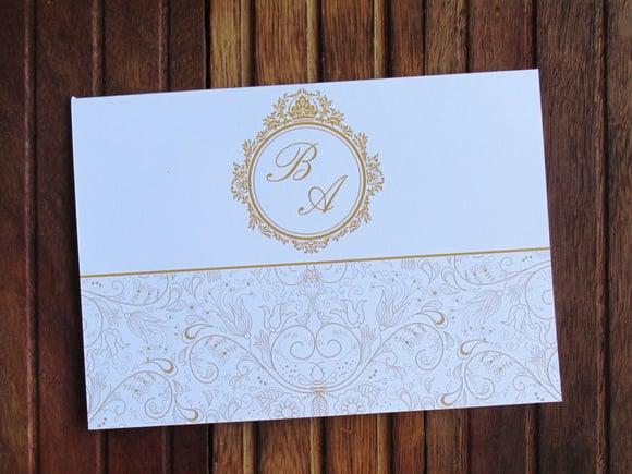 Convite de Casamento - Convite de 15 Anos - Papel 240g