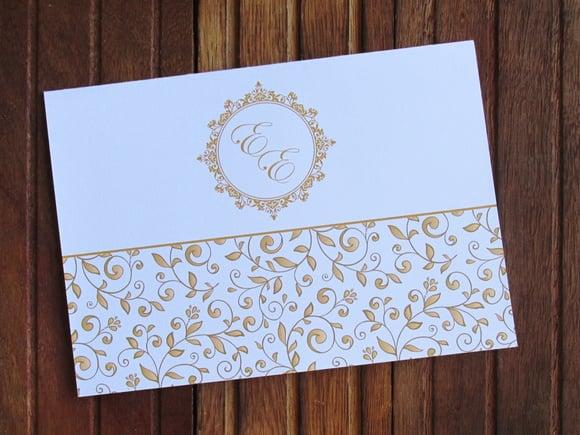 Convite de Casamento - Convite de 15 Anos - Papel 240g