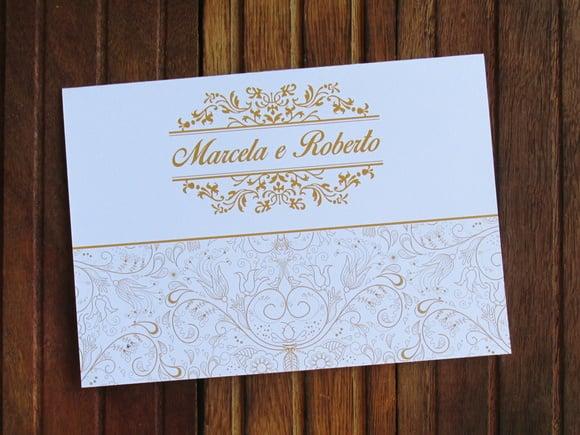 Convite de Casamento - Convite de 15 Anos - Papel 240g