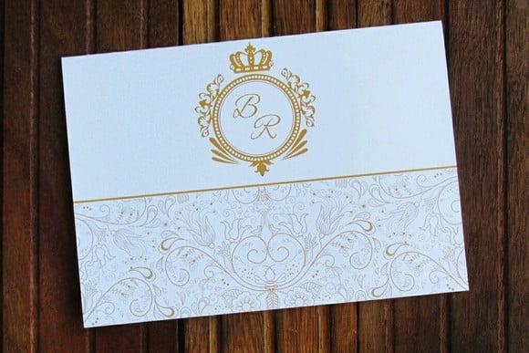 Convite de Casamento - Convite de 15 Anos - Papel 240g
