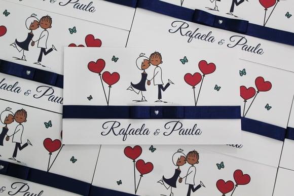 Convite de Casamento - Convite de 15 Anos - Papel 240g