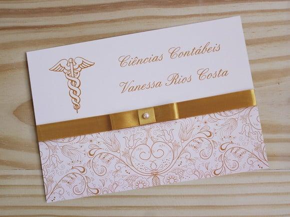 Convite Formatura - Ciências Contábeis - Colação Grau