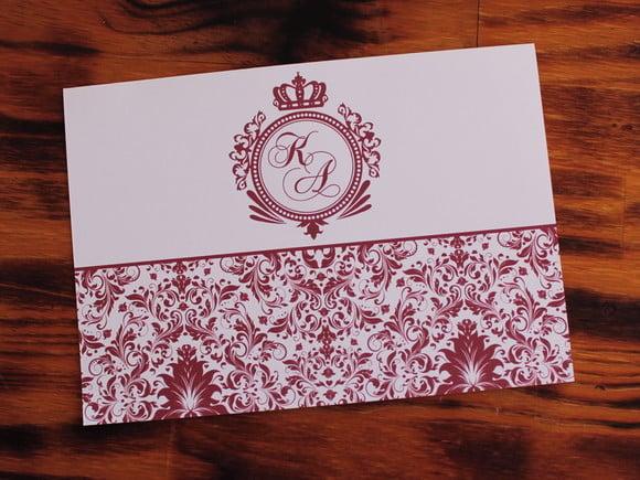 Convite Marsala Casamento Convite 15 Anos Barato