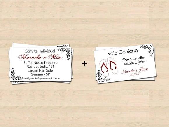 Convite, Individual e Vale Conforto