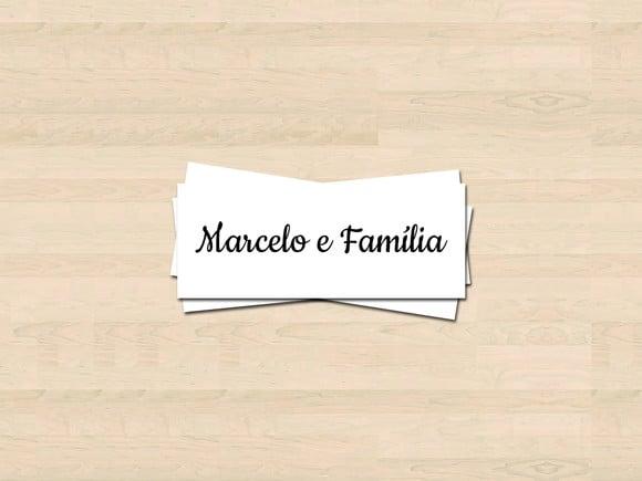 Tag com Nome do Convidado