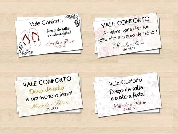 Vale Conforto para Casamento, Vale Chinelo