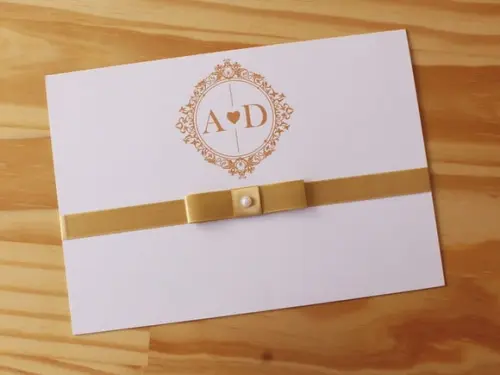 30 Convites de Casamento 15 Anos Delicado