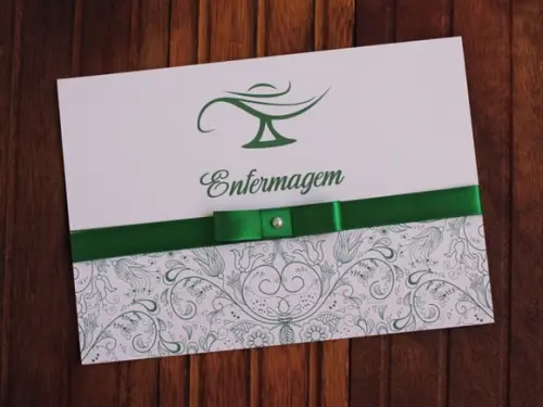 50 Convites para Formatura em Enfermagem com Adicionais